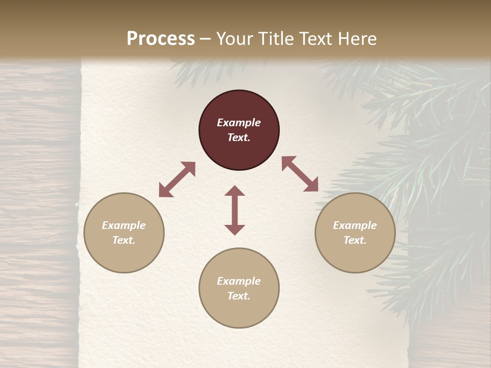 Decor Fir Wood PowerPoint Template