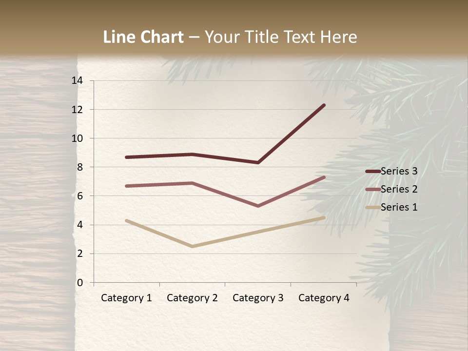 Decor Fir Wood PowerPoint Template