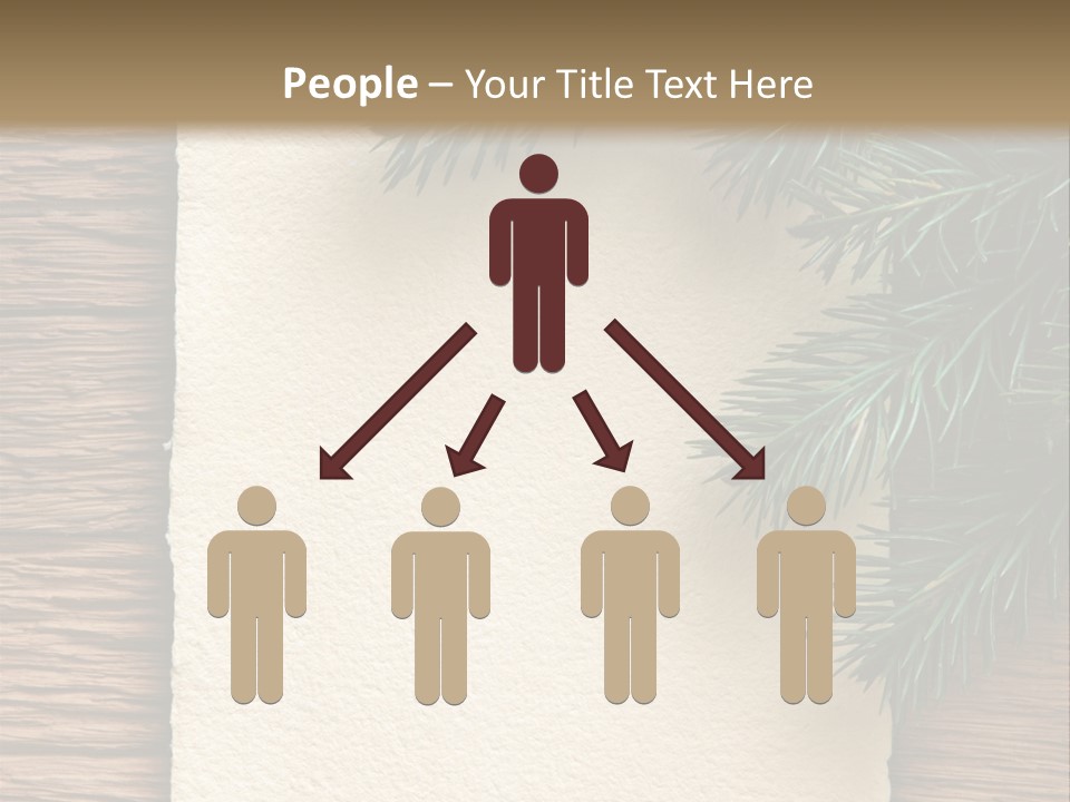 Decor Fir Wood PowerPoint Template