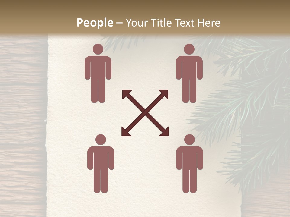 Decor Fir Wood PowerPoint Template