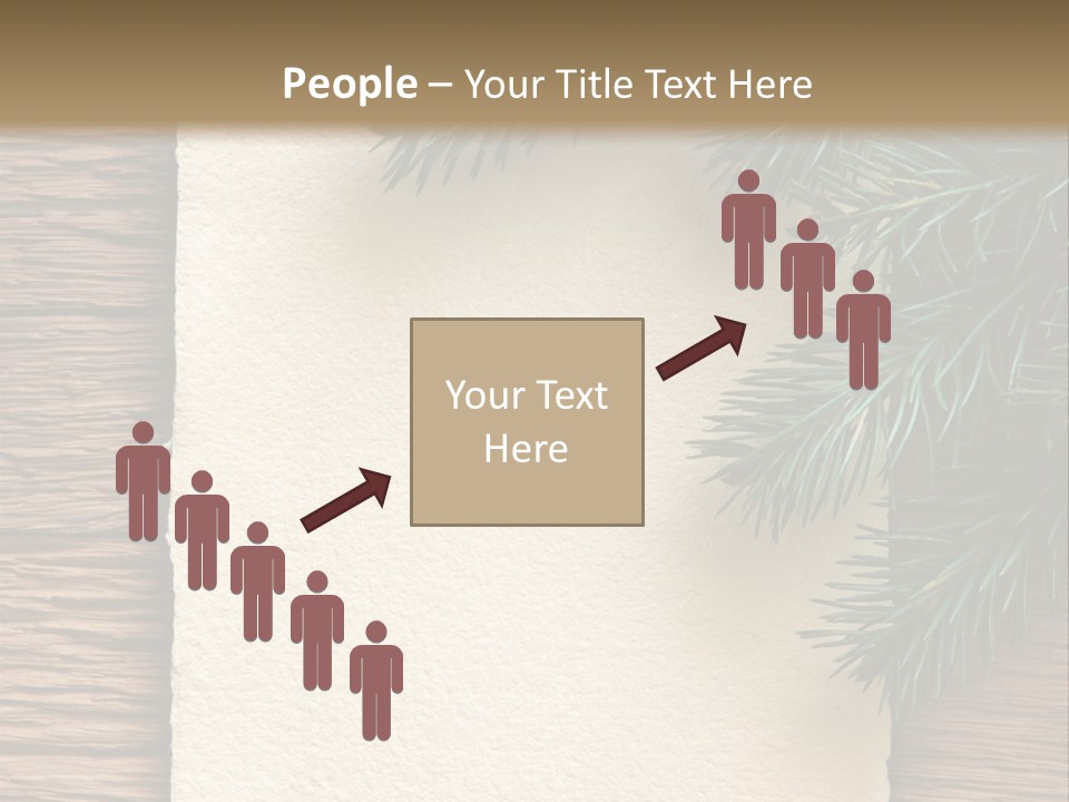 Decor Fir Wood PowerPoint Template