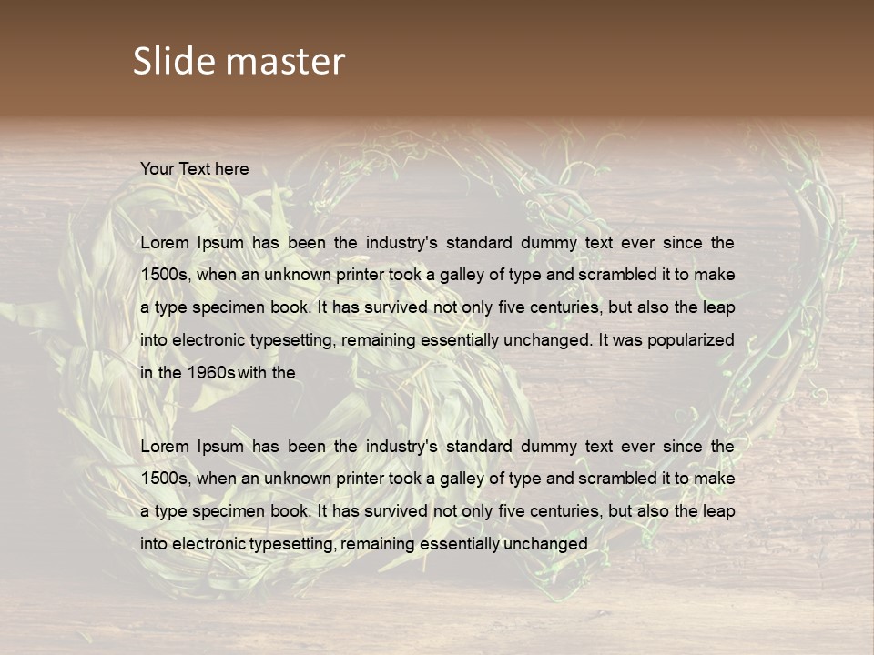 Antique Holiday Valentin PowerPoint Template