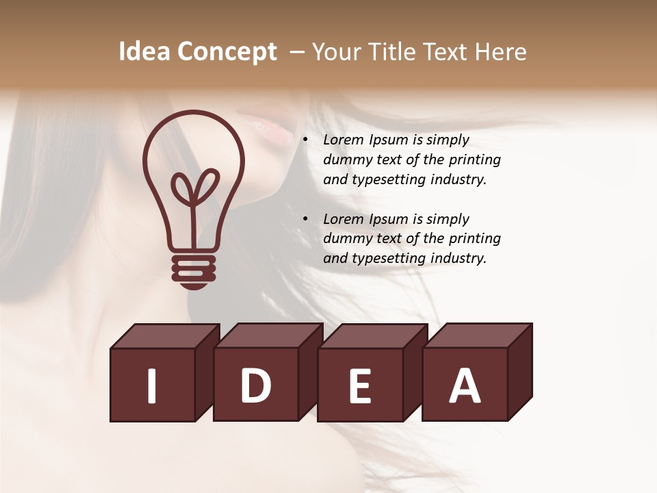 Cosmetics Long Wind PowerPoint Template