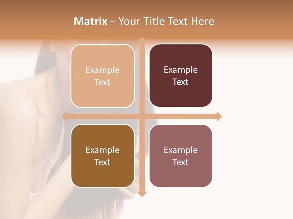 Isolated Young Portrait PowerPoint Template