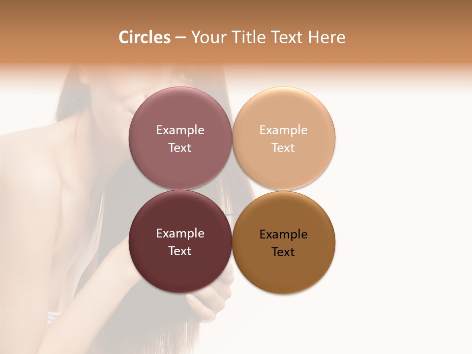 Isolated Young Portrait PowerPoint Template