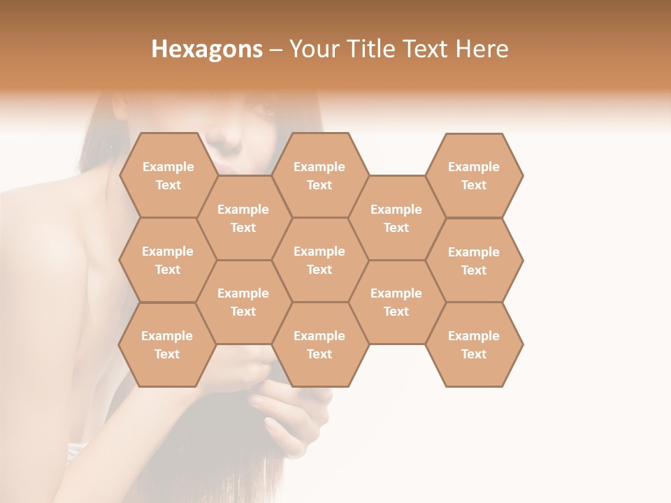 Isolated Young Portrait PowerPoint Template