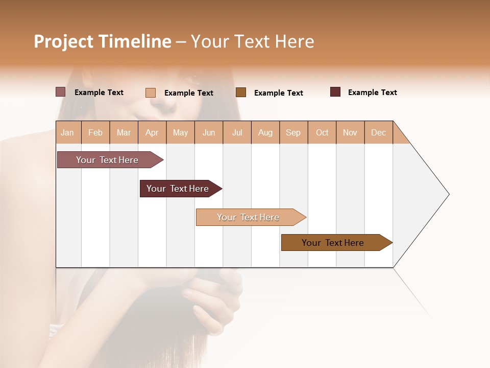 Isolated Young Portrait PowerPoint Template