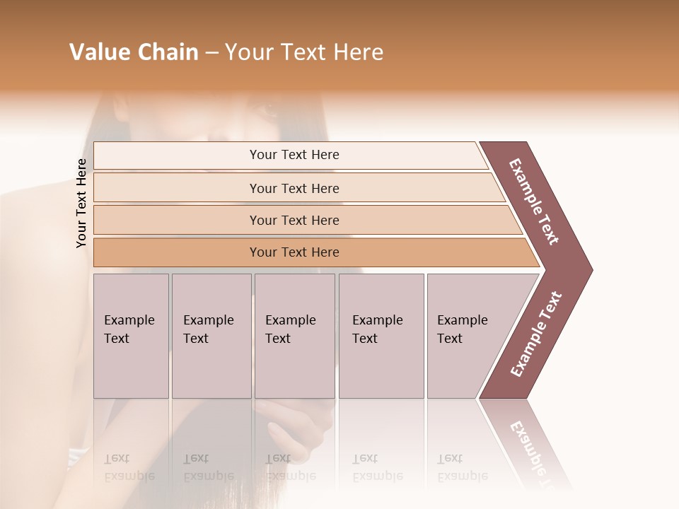 Isolated Young Portrait PowerPoint Template
