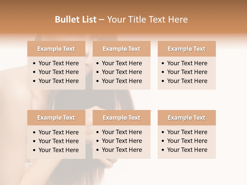 Isolated Young Portrait PowerPoint Template