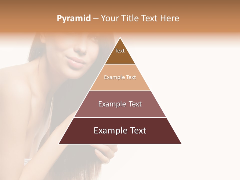 Isolated Young Portrait PowerPoint Template