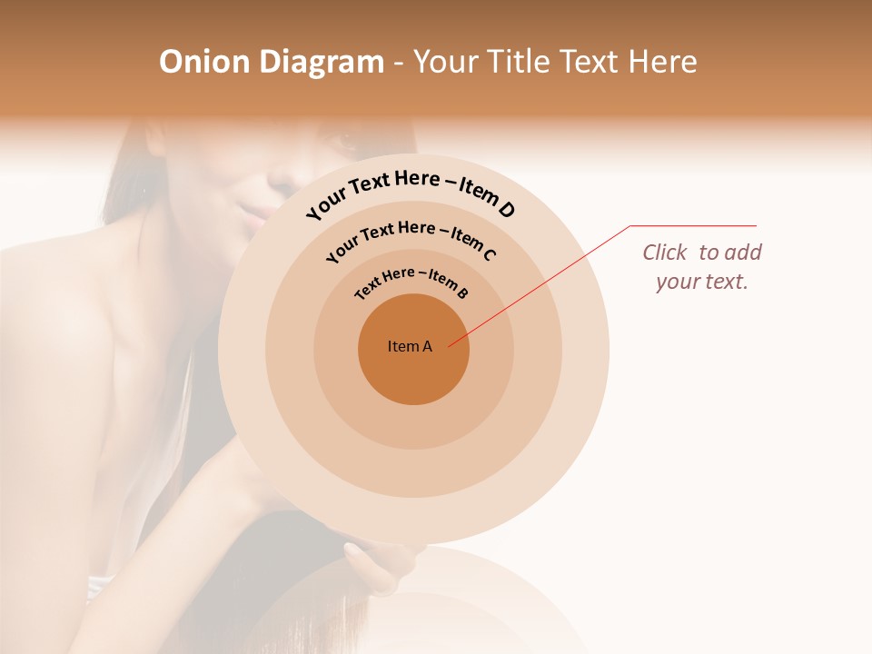 Isolated Young Portrait PowerPoint Template