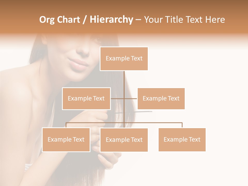 Isolated Young Portrait PowerPoint Template