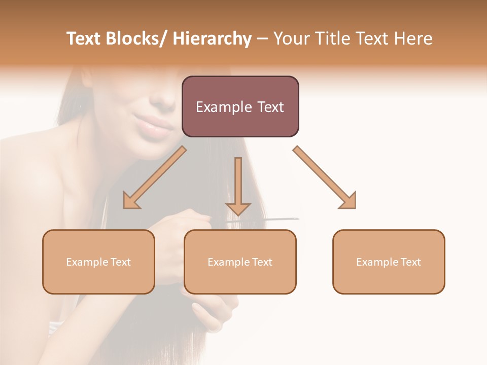 Isolated Young Portrait PowerPoint Template