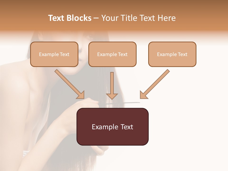 Isolated Young Portrait PowerPoint Template