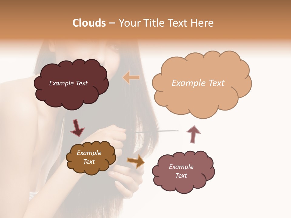 Isolated Young Portrait PowerPoint Template