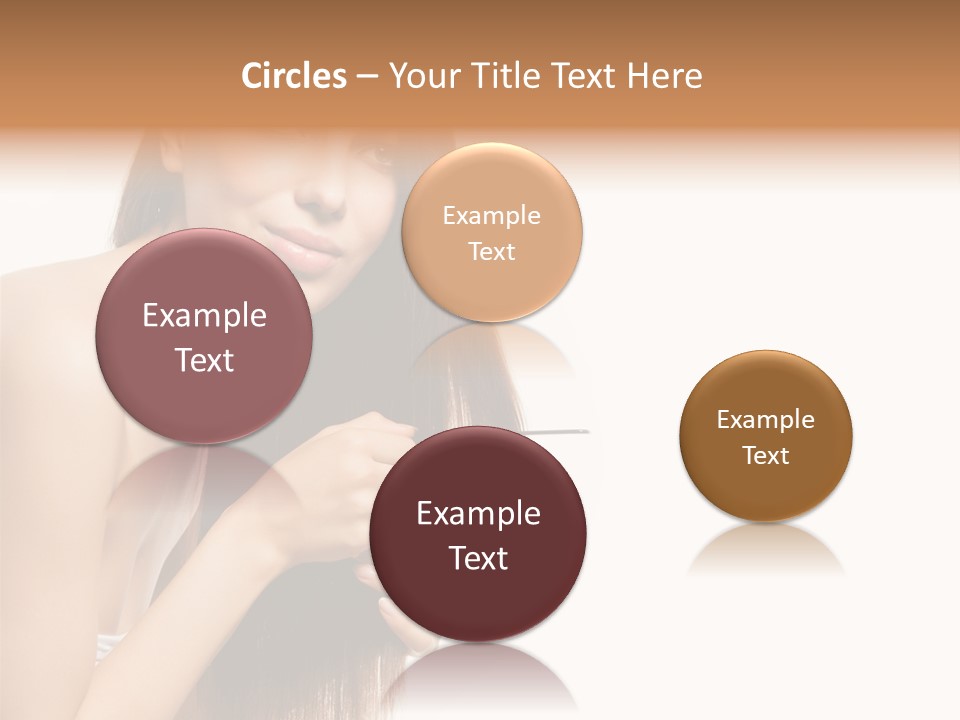 Isolated Young Portrait PowerPoint Template