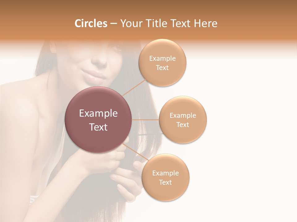 Isolated Young Portrait PowerPoint Template