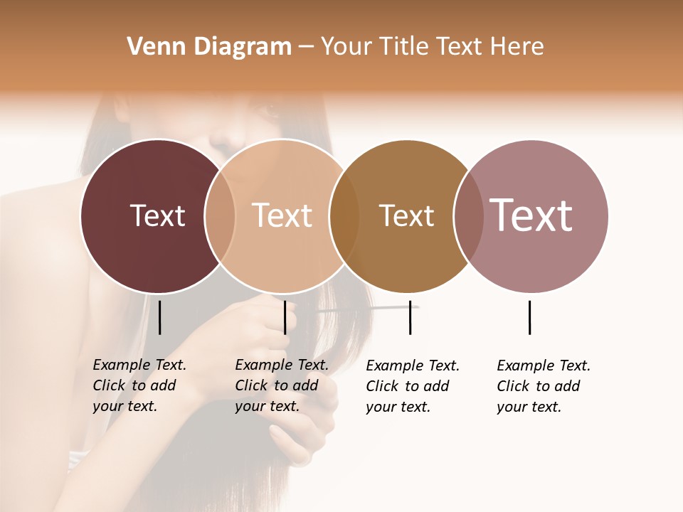 Isolated Young Portrait PowerPoint Template