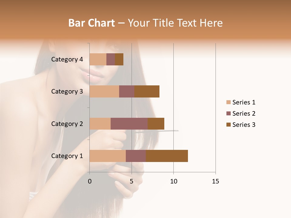 Isolated Young Portrait PowerPoint Template