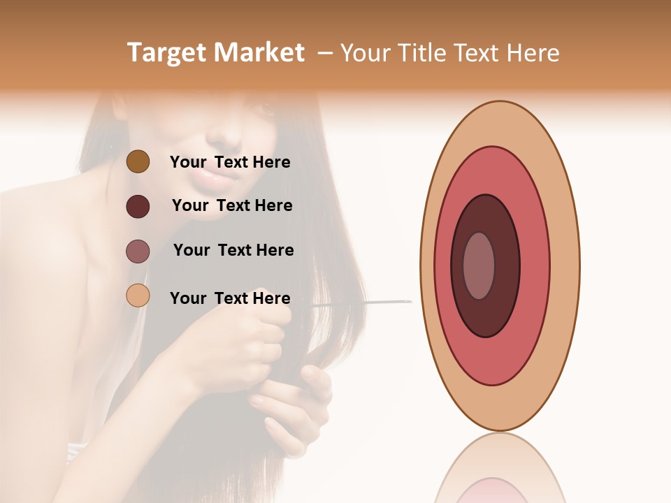 Isolated Young Portrait PowerPoint Template