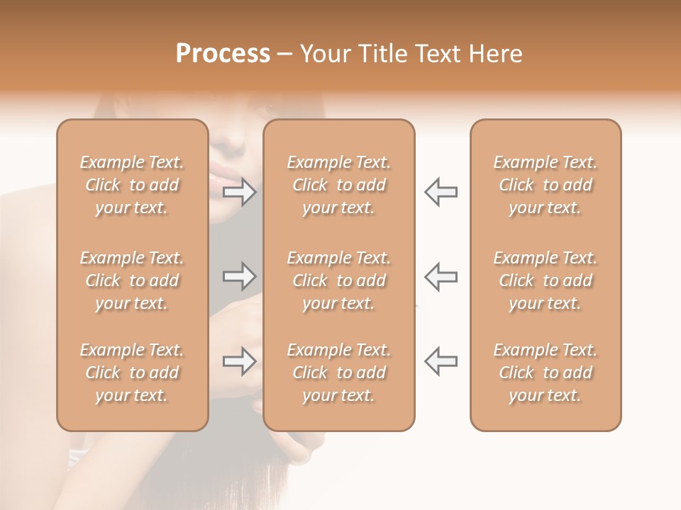 Isolated Young Portrait PowerPoint Template