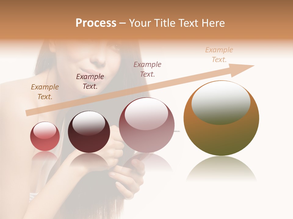 Isolated Young Portrait PowerPoint Template