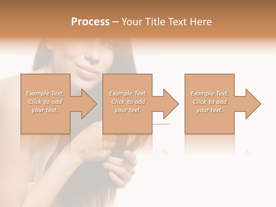 Isolated Young Portrait PowerPoint Template