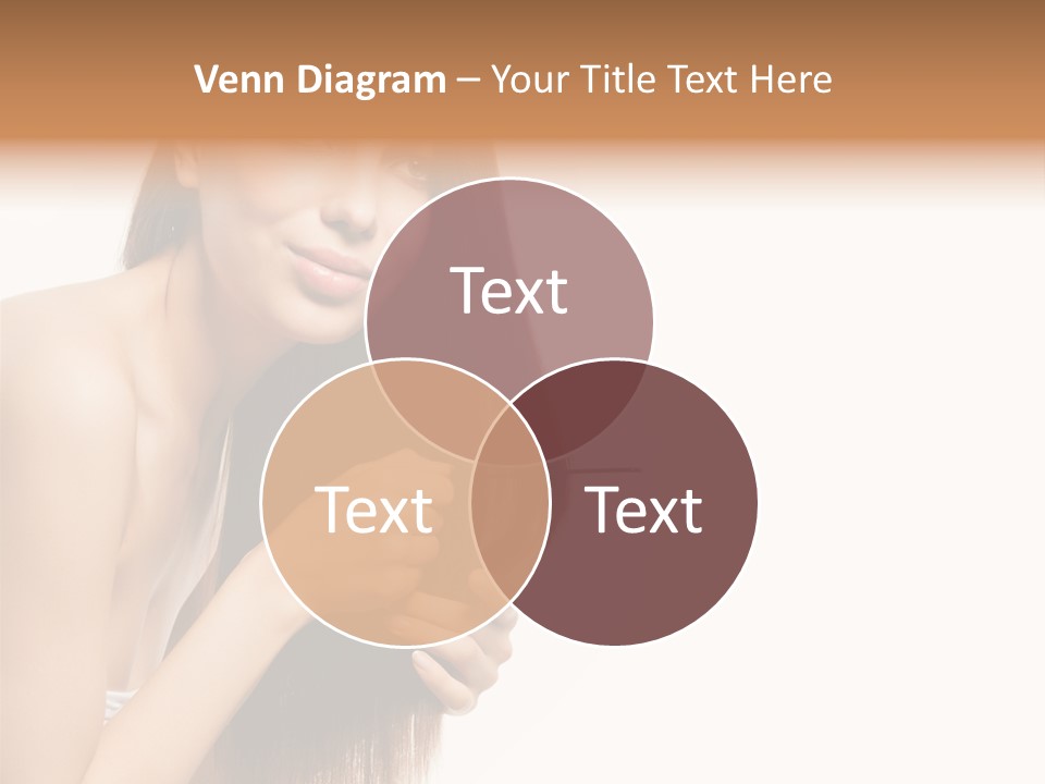 Isolated Young Portrait PowerPoint Template