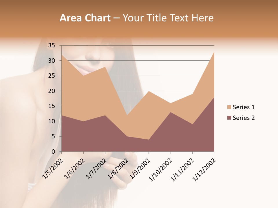 Isolated Young Portrait PowerPoint Template