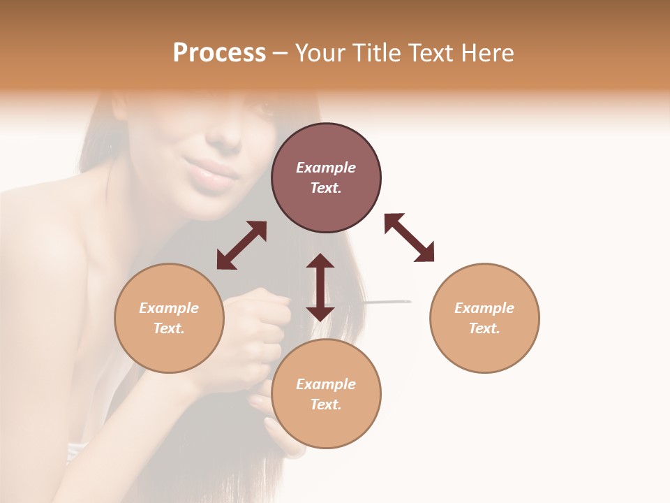 Isolated Young Portrait PowerPoint Template