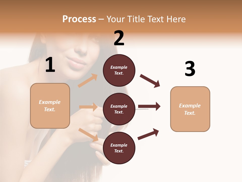 Isolated Young Portrait PowerPoint Template