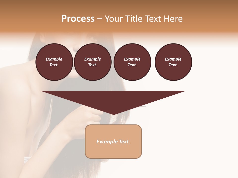 Isolated Young Portrait PowerPoint Template