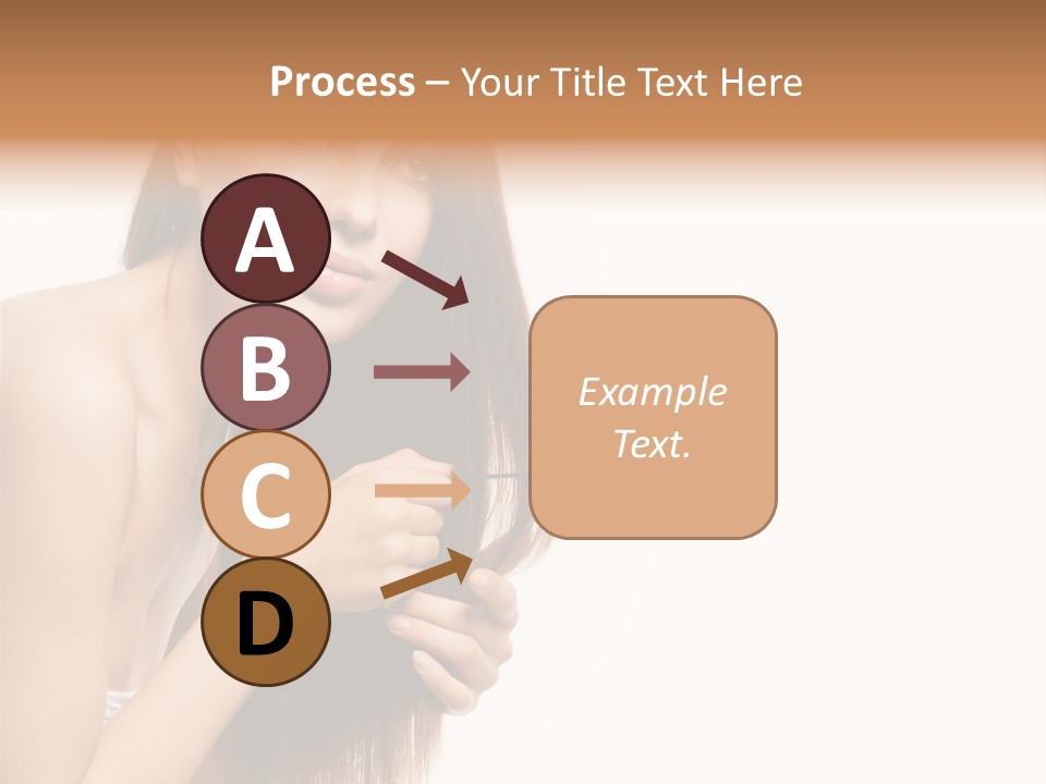 Isolated Young Portrait PowerPoint Template