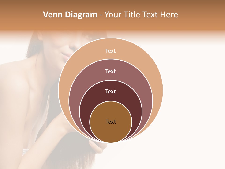 Isolated Young Portrait PowerPoint Template