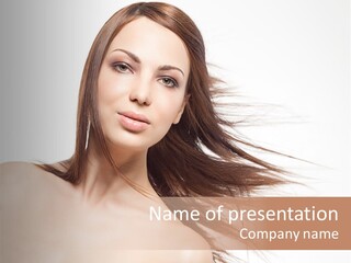 Portrait Wind Health PowerPoint Template