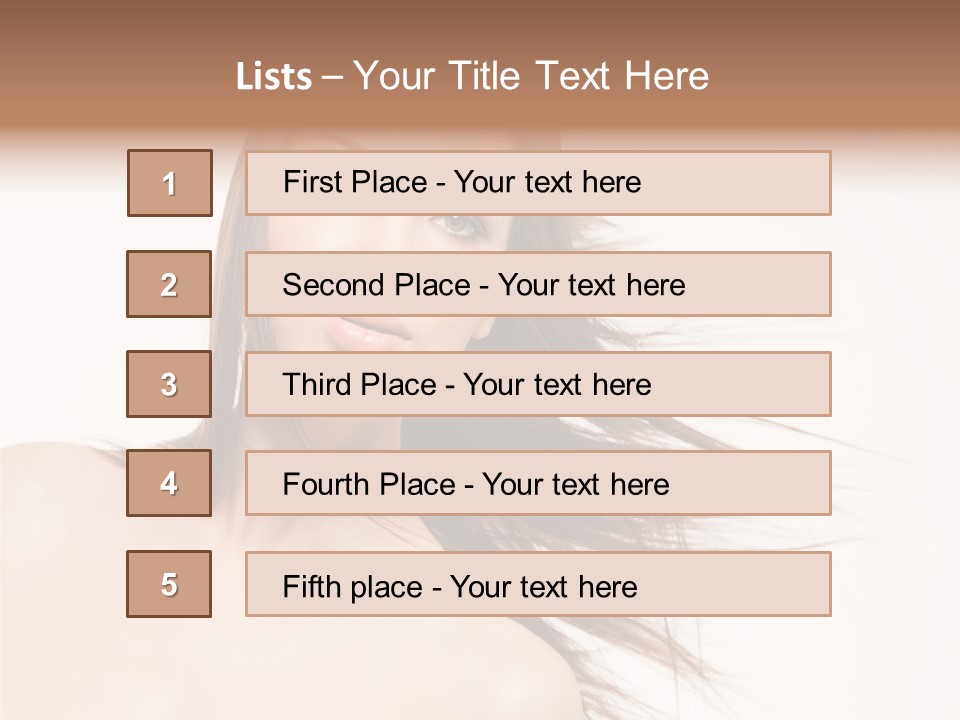 Portrait Wind Health PowerPoint Template