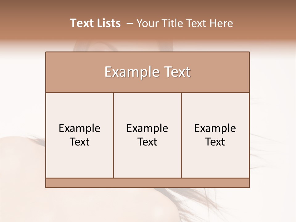 Portrait Wind Health PowerPoint Template