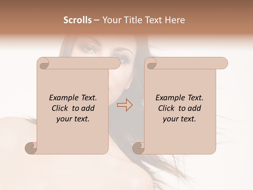 Portrait Wind Health PowerPoint Template