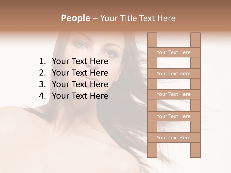 Portrait Wind Health PowerPoint Template