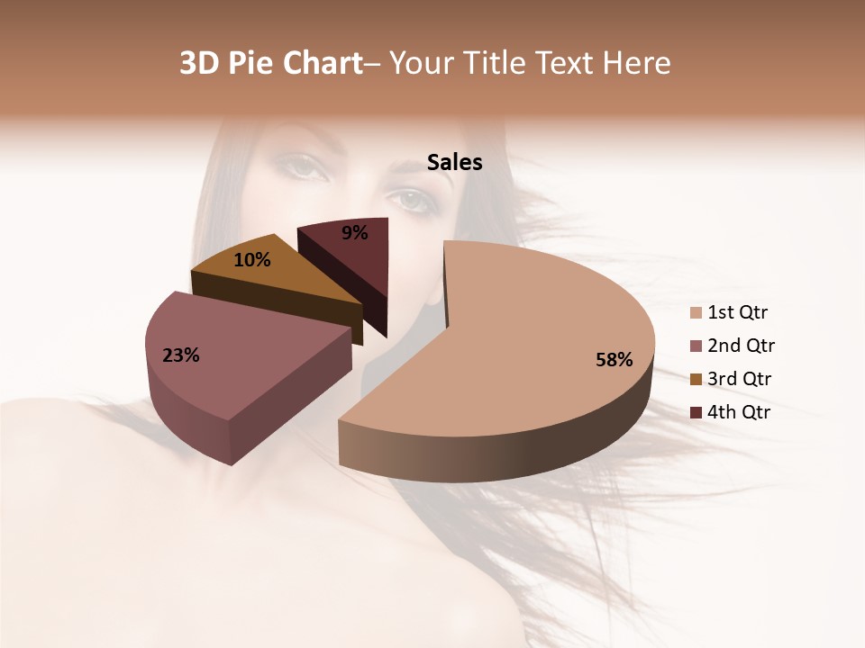 Portrait Wind Health PowerPoint Template