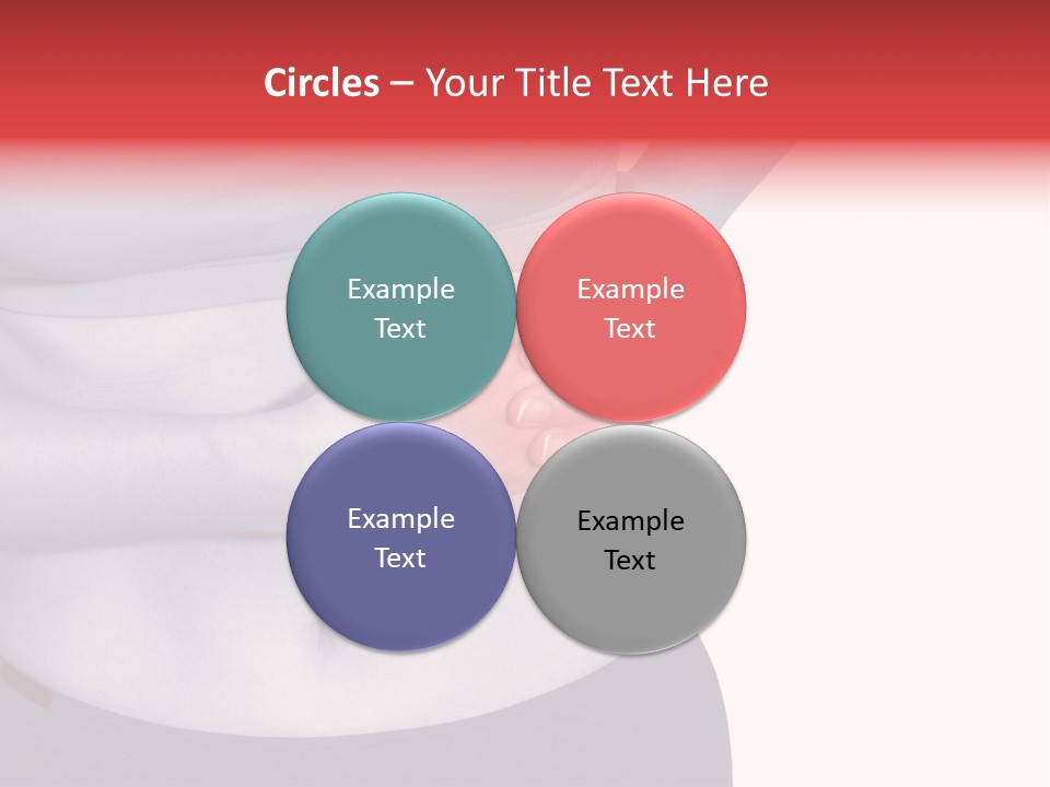 Human Arm Color Image Hand PowerPoint Template