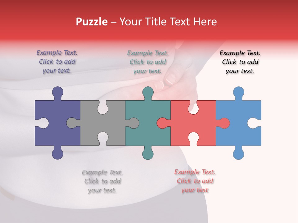 Human Arm Color Image Hand PowerPoint Template