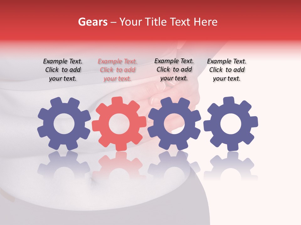 Human Arm Color Image Hand PowerPoint Template