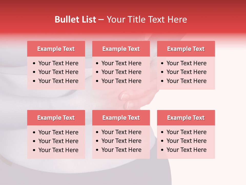 Human Arm Color Image Hand PowerPoint Template