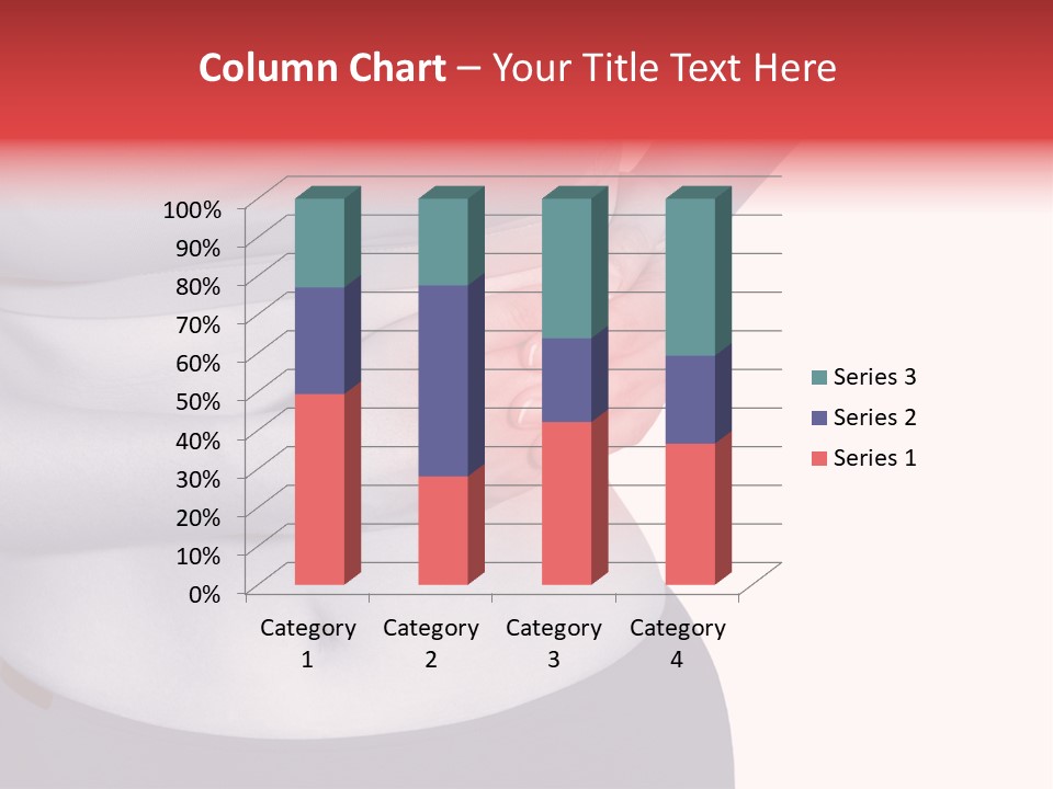 Human Arm Color Image Hand PowerPoint Template