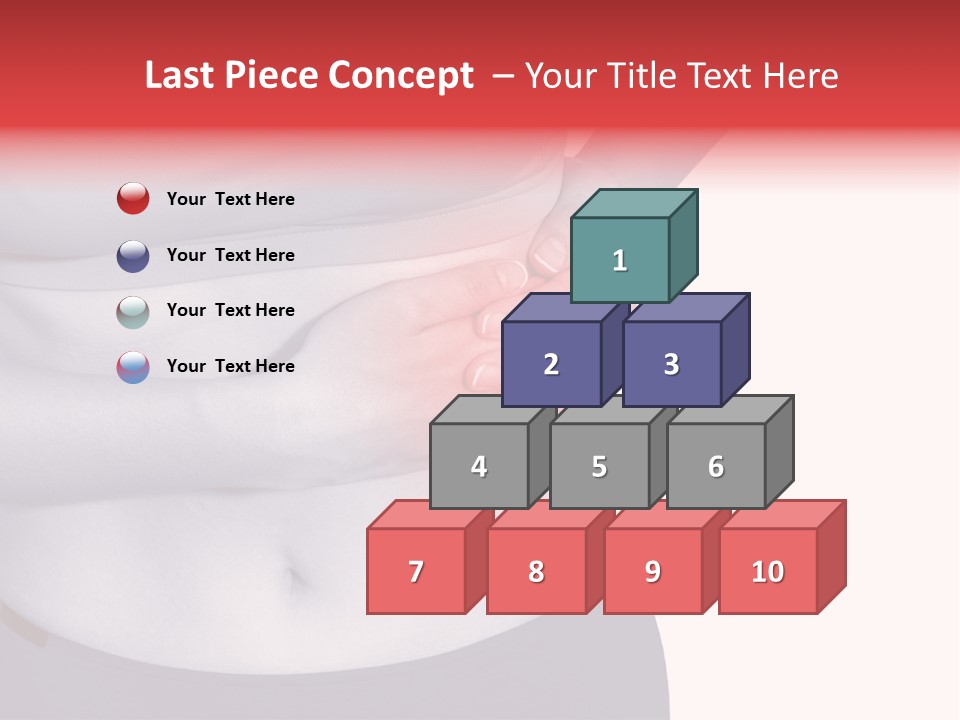 Human Arm Color Image Hand PowerPoint Template
