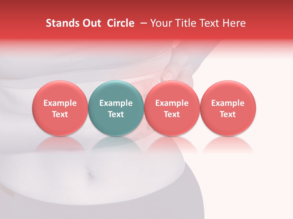 Human Arm Color Image Hand PowerPoint Template