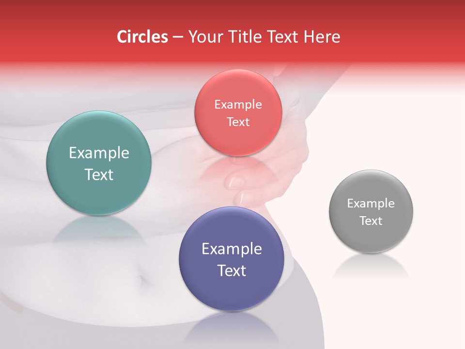 Human Arm Color Image Hand PowerPoint Template