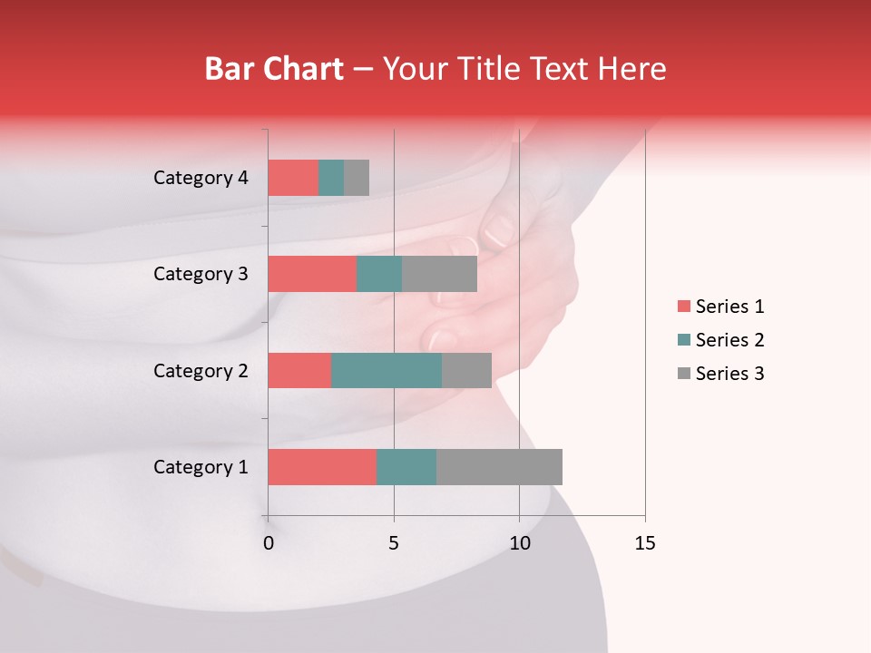 Human Arm Color Image Hand PowerPoint Template