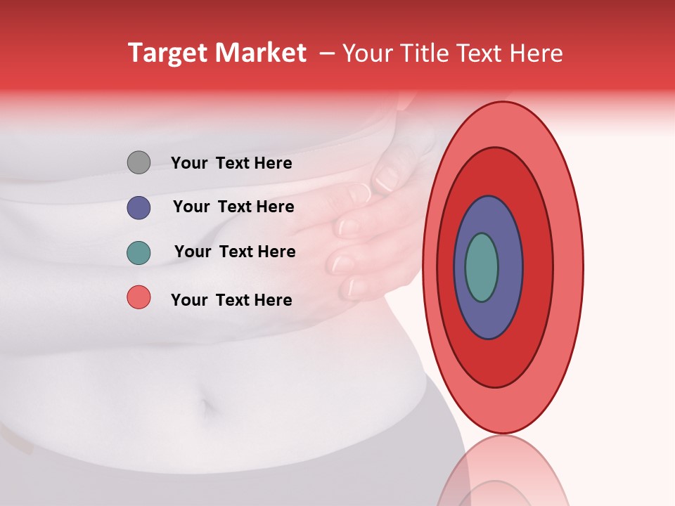 Human Arm Color Image Hand PowerPoint Template